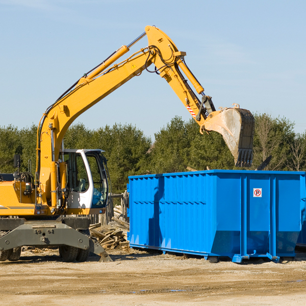 are there any additional fees associated with a residential dumpster rental in Lake Hubert MN